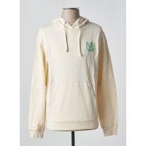 OLOW - Sweat-shirt à capuche beige en coton - Homme - Taille S - Modz
