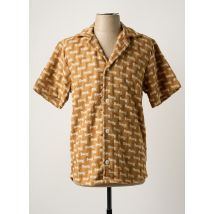 OAS COMPANY - Chemise manches courtes marron en coton - Homme - Taille S - Modz