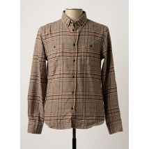 OLOW - Chemise manches longues marron en coton - Homme - Taille M - Modz