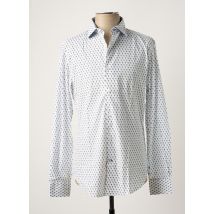 GANESH - Chemise manches longues blanc en coton - Homme - Taille M - Modz