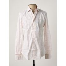 GANESH - Chemise manches longues rose en coton - Homme - Taille M - Modz