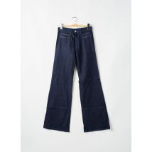 MB10 - Jean coupe flare bleu en coton - Femme - Taille 36 - Modz