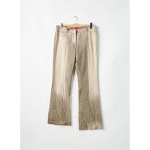 MISS SIXTY - Jean coupe flare beige en coton - Femme - Taille W32 - Modz