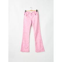 MISS SIXTY - Pantalon flare rose en coton - Femme - Taille W30 - Modz