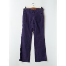 FREEMAN T.PORTER - Pantalon flare violet en coton - Femme - Taille W28 - Modz