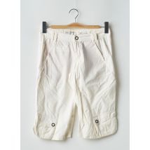 FREEMAN T.PORTER - Pantacourt beige en coton - Femme - Taille W26 - Modz