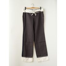 SCHOOL RAG - Pantalon droit gris en coton - Femme - Taille W31 - Modz