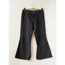 SCHOOL RAG - Pantalon 7/8 noir en coton - Femme - Taille W30 - Modz