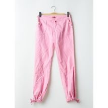 BE YOU K - Pantalon droit rose en coton - Femme - Taille 38 - Modz