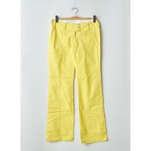 BE YOU K - Pantalon droit jaune en coton - Femme - Taille 40 - Modz