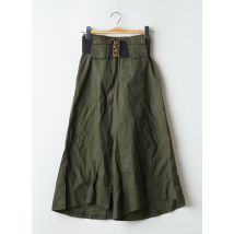 BE YOU K - Pantacourt vert en polyester - Femme - Taille 34 - Modz