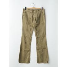 CIMARRON - Pantalon droit vert en coton - Femme - Taille W31 - Modz
