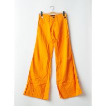 CIMARRON - Jean coupe flare orange en coton - Femme - Taille W27 - Modz
