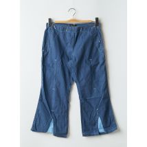 TEDDY SMITH - Pantacourt bleu en coton - Femme - Taille W30 - Modz