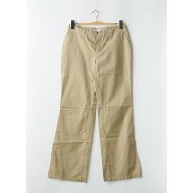 TEDDY SMITH - Pantalon droit vert en coton - Femme - Taille W32 - Modz