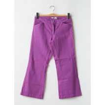 TEDDY SMITH - Pantacourt violet en coton - Femme - Taille W30 - Modz