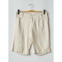 2 TWO - Bermuda beige en coton - Femme - Taille 38 - Modz