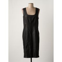 LOLA - Robe mi-longue noir en polyester - Femme - Taille 36 - Modz