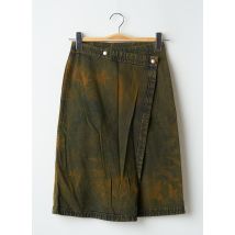 CIMARRON - Jupe mi-longue bleu en coton - Femme - Taille W27 - Modz