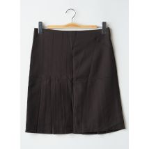 TIM BARGEOT - Jupe mi-longue marron en polyester - Femme - Taille 40 - Modz