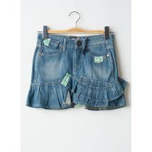 SCHOOL RAG - Mini-jupe bleu en coton - Femme - Taille 34 - Modz