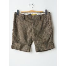 MISS SIXTY - Bermuda marron en laine vierge - Femme - Taille W29 - Modz