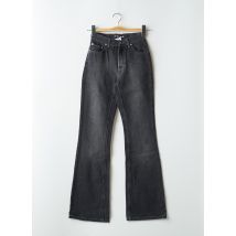 SCHOOL RAG - Jean coupe flare gris en coton - Femme - Taille W27 - Modz