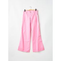 LA BRIGADA INTERNACIONAL - Pantalon flare rose en polyester - Femme - Taille 38 - Modz