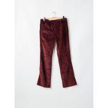 LEVIS - Pantalon droit rouge en coton - Femme - Taille W32 - Modz