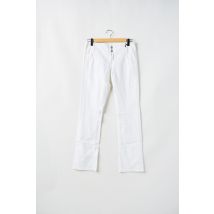 AEM'KEI - Pantalon droit blanc en coton - Femme - Taille W30 - Modz