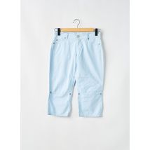 BLEND SHE - Pantacourt bleu en coton - Femme - Taille 36 - Modz