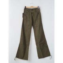 LOIS - Pantalon flare vert en coton - Femme - Taille W27 - Modz