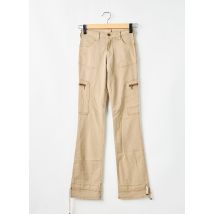 CIMARRON - Pantalon cargo marron en coton - Femme - Taille W27 - Modz