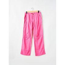 MAGGIE - Pantalon droit rose en coton - Femme - Taille W28 - Modz