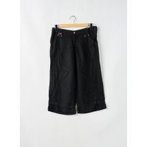 LOIS - Pantacourt noir en soie - Femme - Taille W32 - Modz