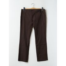 SPIRIT OF GANG - Pantalon droit marron en coton - Femme - Taille W32 - Modz