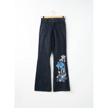 SCHOOL RAG - Jean coupe flare bleu en coton - Femme - Taille W28 - Modz