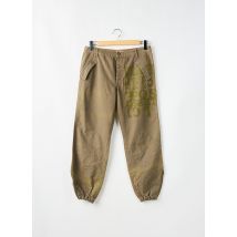 SCHOOL RAG - Pantalon droit vert en coton - Femme - Taille W32 - Modz