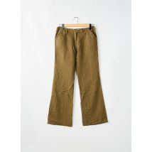 SESSUN - Pantalon droit vert en lin - Femme - Taille 40 - Modz