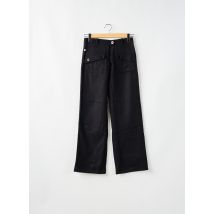SESSUN - Pantalon droit noir en laine - Femme - Taille 34 - Modz