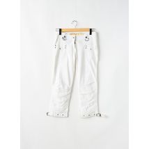 DOUBLE ONE PEACE - Pantacourt blanc en coton - Femme - Taille W29 - Modz