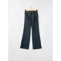LA BRIGADA INTERNACIONAL - Jean coupe flare bleu en coton - Femme - Taille 34 - Modz
