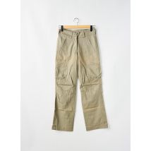 LADY SOUL - Pantalon droit vert en coton - Femme - Taille 38 - Modz