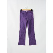 BF & L - Pantalon slim violet en viscose - Femme - Taille 42 - Modz