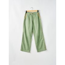CIMARRON - Pantalon droit vert en coton - Femme - Taille W28 - Modz
