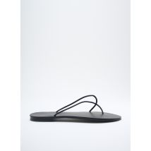 NICOLAS LAINAS - Tongs noir en cuir - Femme - Taille 36 - Modz