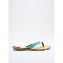 NICOLAS LAINAS - Tongs bleu en cuir - Femme - Taille 36 - Modz