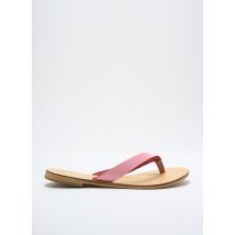 NICOLAS LAINAS - Tongs rose en cuir - Femme - Taille 36 - Modz
