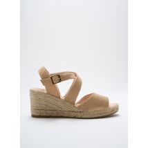 KANNA - Espadrilles beige en cuir - Femme - Taille 39 - Modz