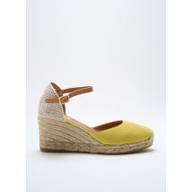 KANNA - Espadrilles jaune en cuir - Femme - Taille 39 - Modz